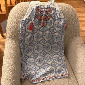NWT: THML Melina Embroidered dress, large